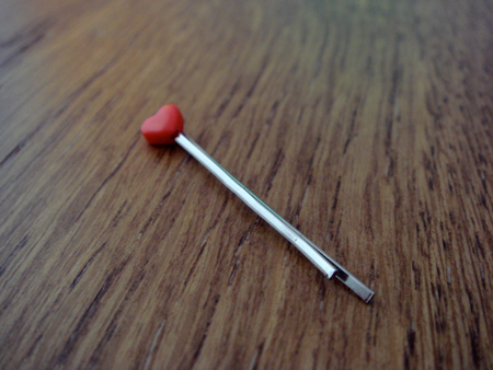 Heart pin