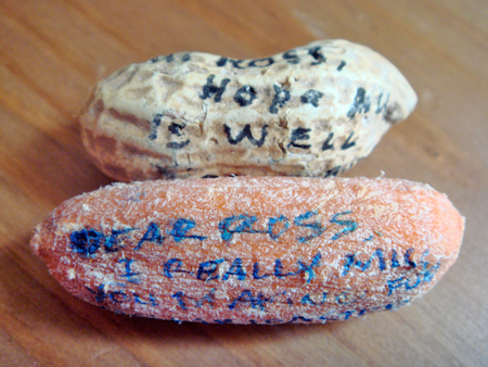 peanut and baby carrot