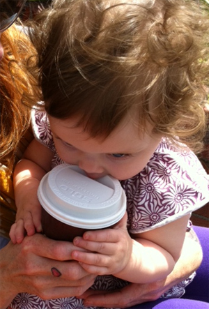 Zoe and the cup