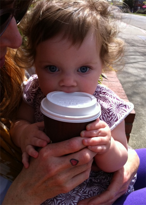 Zoe and the cup
