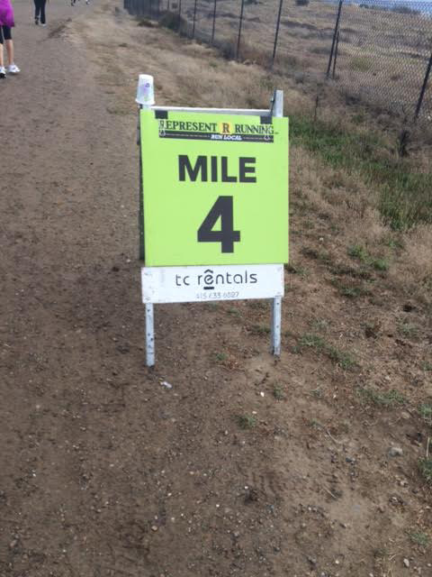 Mile 4 marker
